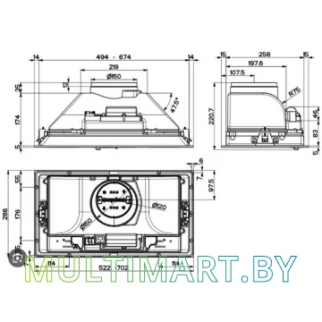 Вытяжка Faber Prime IX A52 (305.0645.264) картинка 5